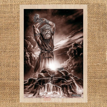 WAYLAND THE SMITH pyroprinter and laser-ready file 3DWave.us